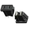 2 pin us AC socket inlet UL approved