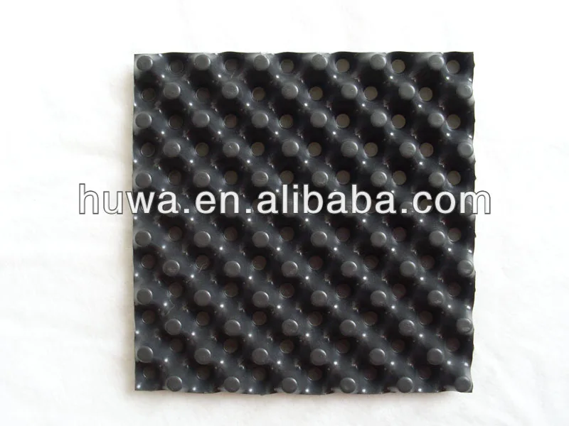 
lightweight roofing materials cavity garden dimple strip root barrier drainage cell sheet board 