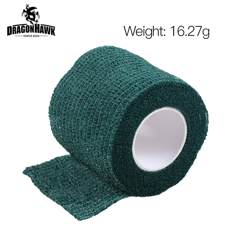 

Dragonhawk Tattoo Grip 30units Adhesive Elastic Bandage Covers, Green