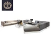 Modern classical home living room furniture original sample heated leather sofa material royal sofa sets