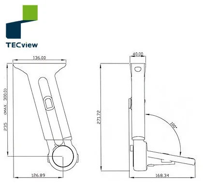 
Plastic Nylon PU Adjustable folding Armrests For Office Chair Furniture Components 