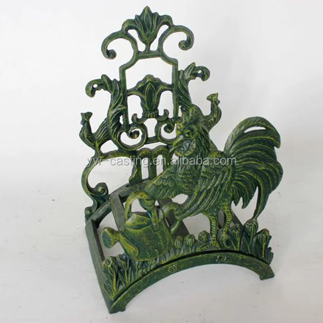 Outdoor Decorative Antique Style Cast Iron Water Hose Holder Stand