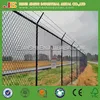 Black Color Chain Link Fence Airport Fence with Concertina Wire