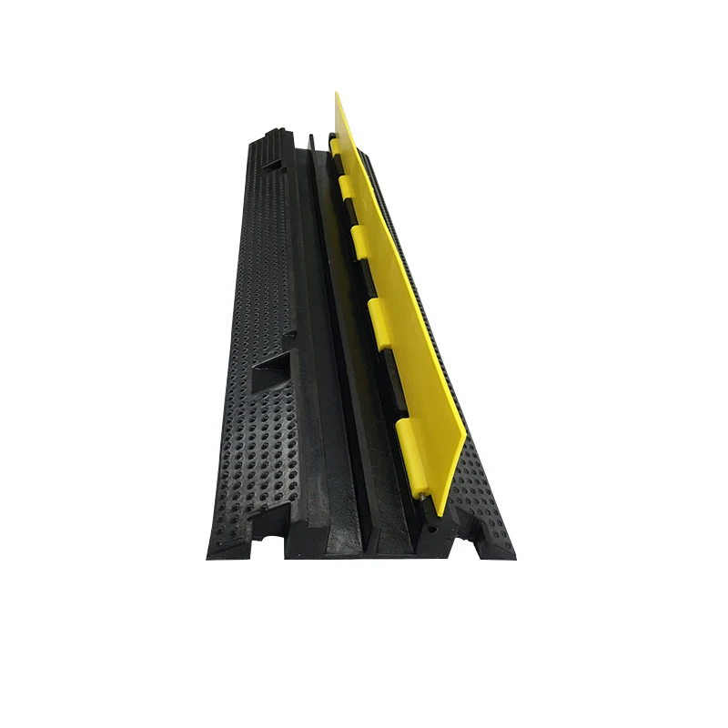 Sw2xc05 Pvc Rubber Mat Cable Cover Speed Humps Road Bump Cable