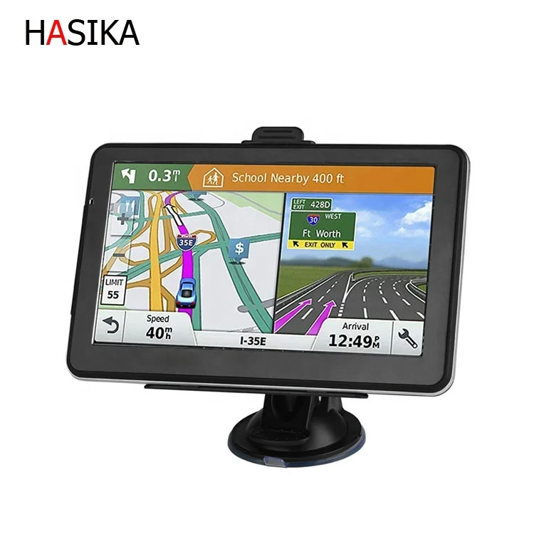

Car GPS Navigation 8GB Voice Conversion Car GPS Navigation Car Lifetime Map Free Update gps navigator 7 inch, Black