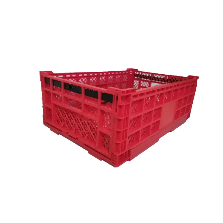 600*400*210mm Pp Material Stackable And Nestable Plastic Moving Crate