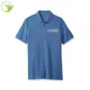 China Apparel Manufacturing Design Custom Logo Casual Wear Breathable Work Uniform Corporate Blue Polo T-shirt