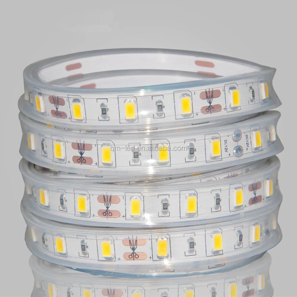 5630 silicone tube encapsulation submersible led strip lights for aquarium