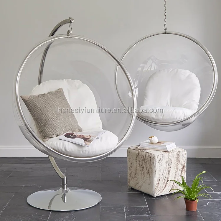 Hc119 Living Room Indoor Half Cheap Adult Single Seat Clear Bubble