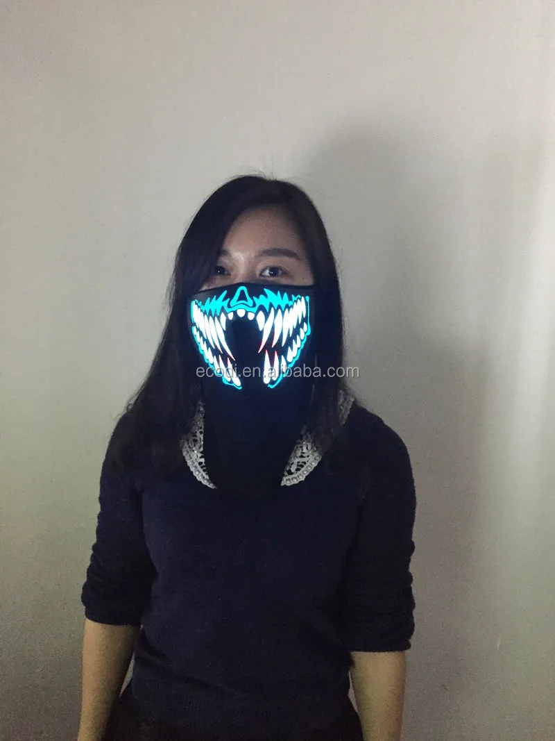 Wholesale Led Panel Light Up Mask,Led Mask,El Flashing Mask Buy