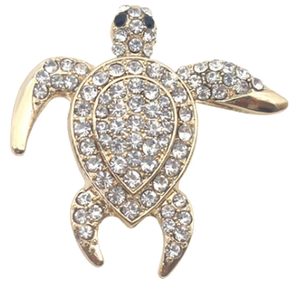 

Animal Turtle Vintage Style Rhinestone Crystal Brooch Pin