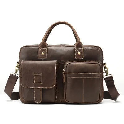 

Office Genuine Leather Briefcase For Men File Folder Briefcase Business Card Holder China Supplier