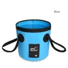 Wholesale Multifunction Outdoor 12L Camping Fishing Foldable Water Container Portable Plastic PVC Folding Bucket