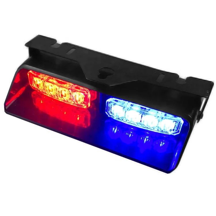 Warning Light 8W 8 LED dash deck emergency light for POV, Utility Vehicle, Construction Vehicle and Tow Truck