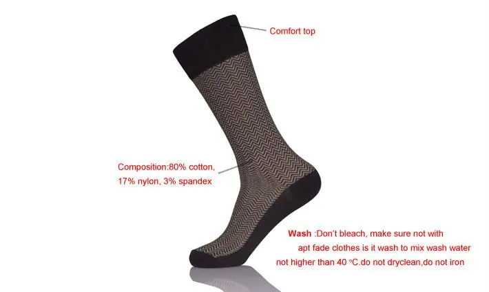 Custom Men Sheer Dress Socks