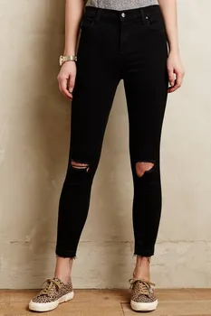 plain black jeans women's