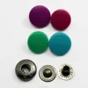 Multicolor optional spring snap button for jackets