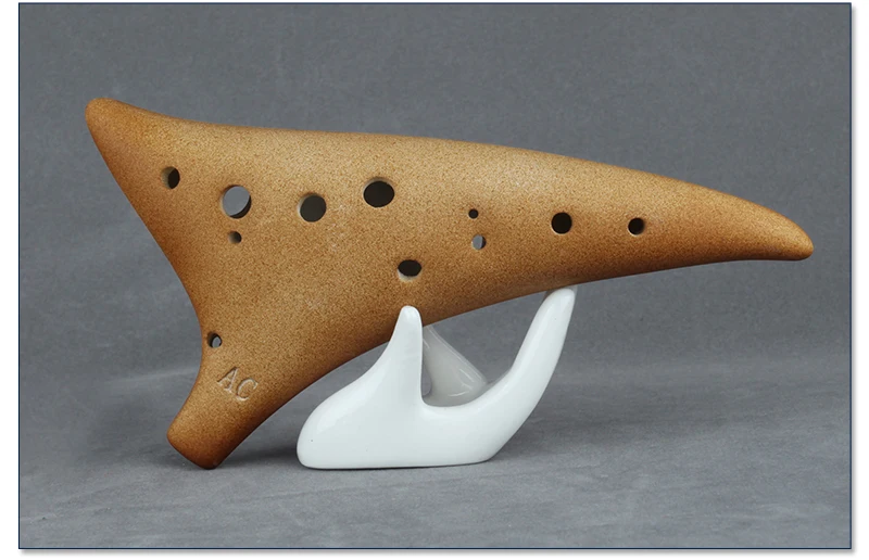 New Scrub Ocarina 12 Holes Ac Key Wind Musical Instrument For Music