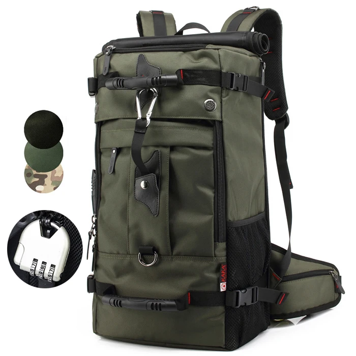 

Large Capacity Custom Waterproof Outdoor Hiking Camping Travel Backpack for Trekking, Black;green;camouflage;or any color you want