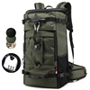 2019 large capacity 50L 3ways multifunction army camping waterproof army travelling hiking backpack