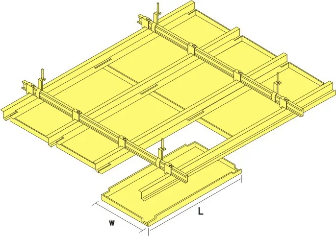 Aluminum Open Grid Suspended Ceiling Tile Buy Open Grid Ceiling Design Open Cell Ceiling Open Cell Ceiling Tiles Product On Alibaba Com