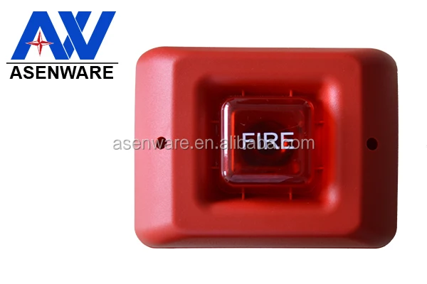 Fire Lamp Sounder LED Flash Strobe Siren Horn