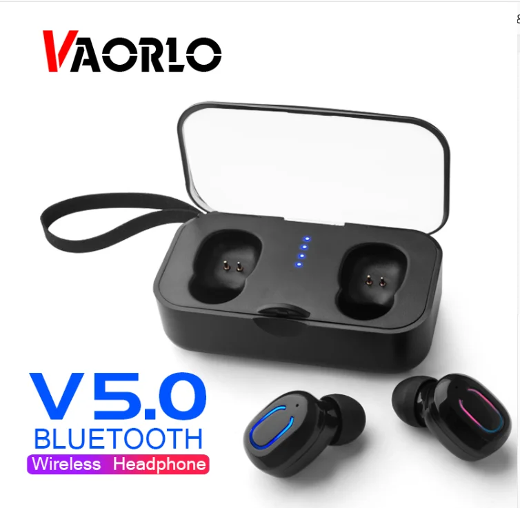 

China TWS 5.0 Earphones In-Ear Dual Microphone Wireless Earbuds