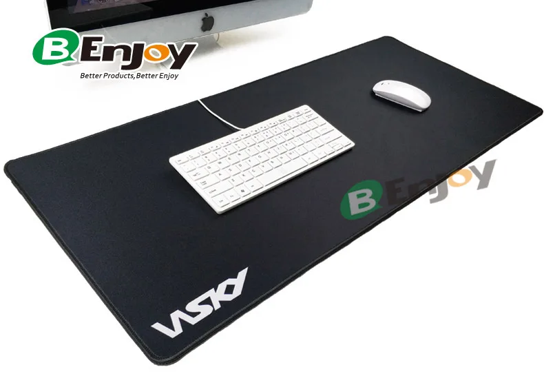 Custom Logo Print Machine Washable Desktop Desk Mat Pad Deskpad