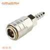 ZSH pneumatic air hose barb carbon steel iron nitto quick connect coupling coupler