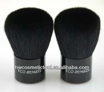 New Selling Pvc Tube Natural Hair Black Kabuki Brush Buy Black
