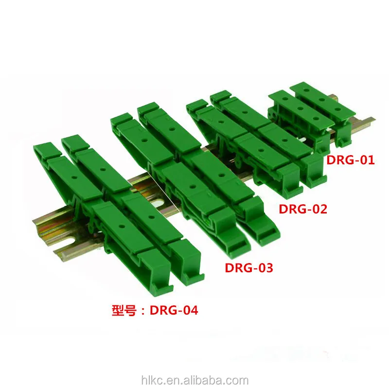 

New tool for High Quality PCB Circuit Board Mounting Bracket For DIN C45 Rail Mounting Simple, Green grey