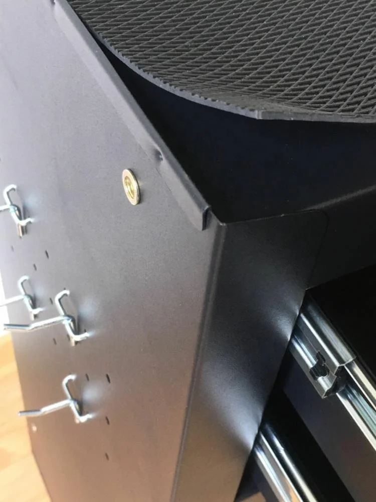 
2 Drawers and 2 doors metal Cabinet Chest Trolley 