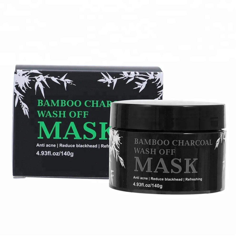 

Private Label Blackhead Remover Fack Mask Deep Cleansing Purifying Peel Off Black Face Bamboo Charcoal Mask