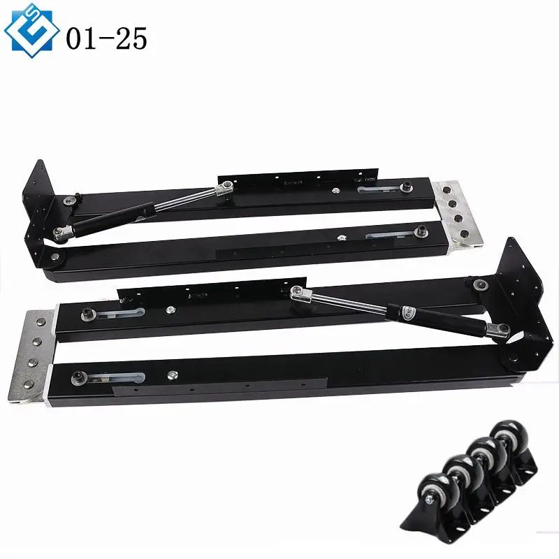 
home convertible cabinet table dining wall mounted 2 in 1 conceal hidden rise gas hydraulic hardware fitting furniture slide 