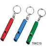 Emergency Hiking Camping Survival Aluminum Whistle Key Chain