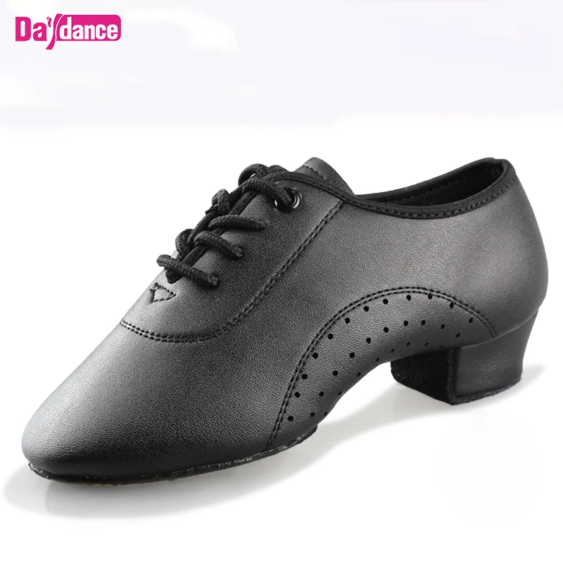 

Boys Men PU Dancing Shoes Ballroom Latin Shoes, Black