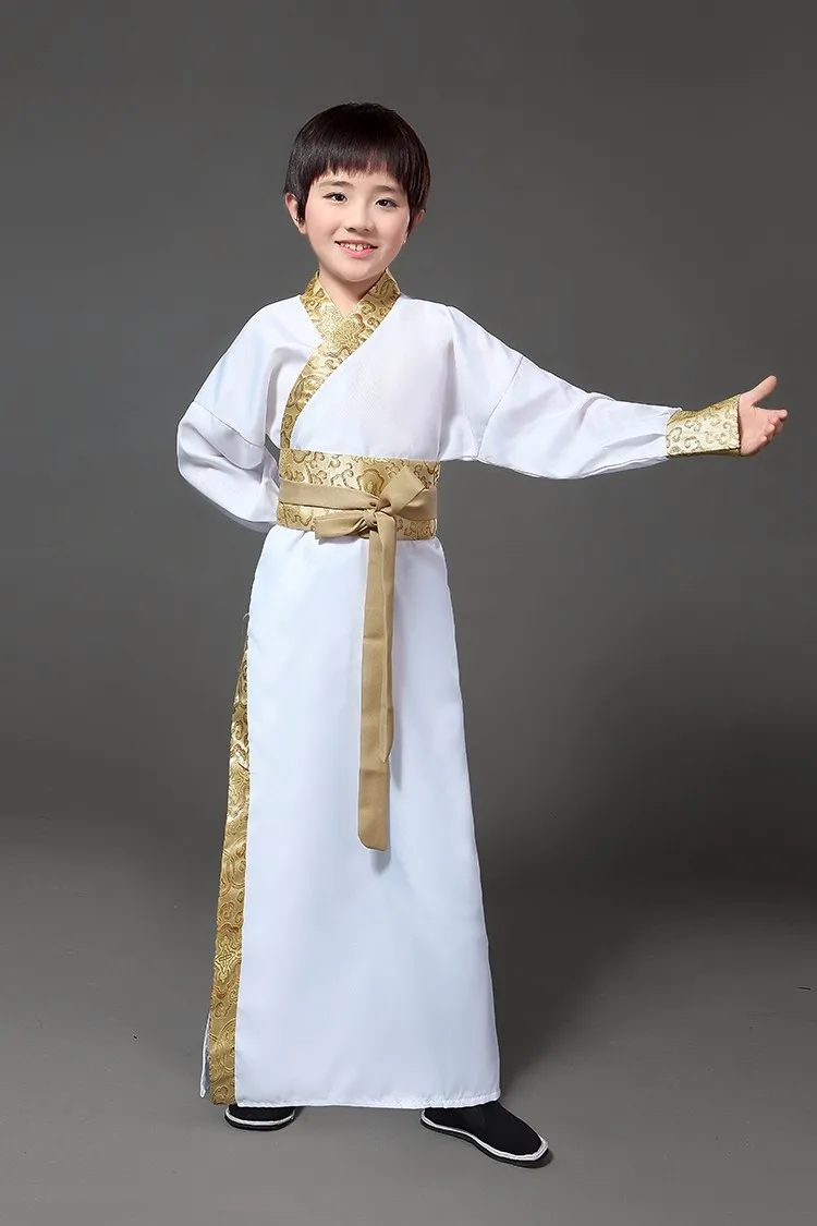 Ancient Chinese Costume Boys Stage Performance Outfit For Dynasty Men