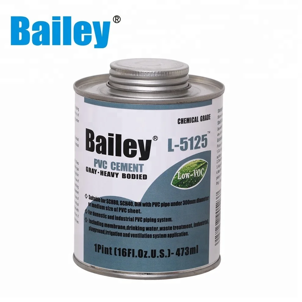 Bailey Pvc Glue / Plastic Glue / Upvc Pipe Solvent Cement With Nsf