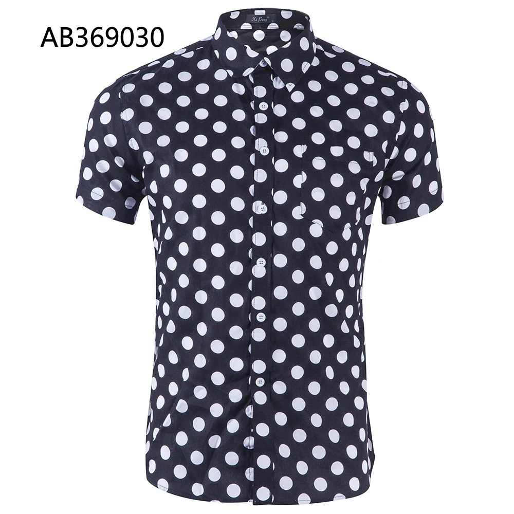 camisa de lunares hombre