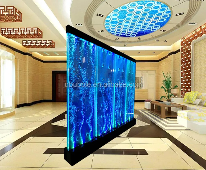 

Customized acrylic led bubble panel water wall for home decor, N/a