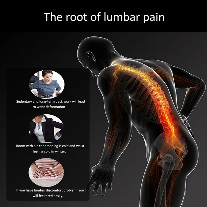 
Ajustable Back Massager Magic Stretch Equipment Fitness Massage Equipment Stretch Relax Lumbar Support Pain Relief Chiropractic 