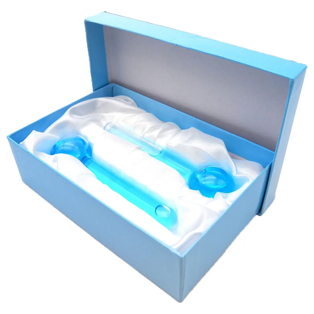 

Facial Massage Tools Ice Hockey Energy Cooling Ice Beauty Balls Eye Magic Globes For Face and Neck, Blue