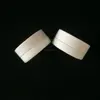 2017 New 10ml flat round wide mouth lipstick opal white glass jar with bakelite lid