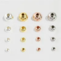 

Wholesale 2mm 3mm 4mm 5mm 6mm 7mm 8mm 925 sterling silver beads for jewelry making