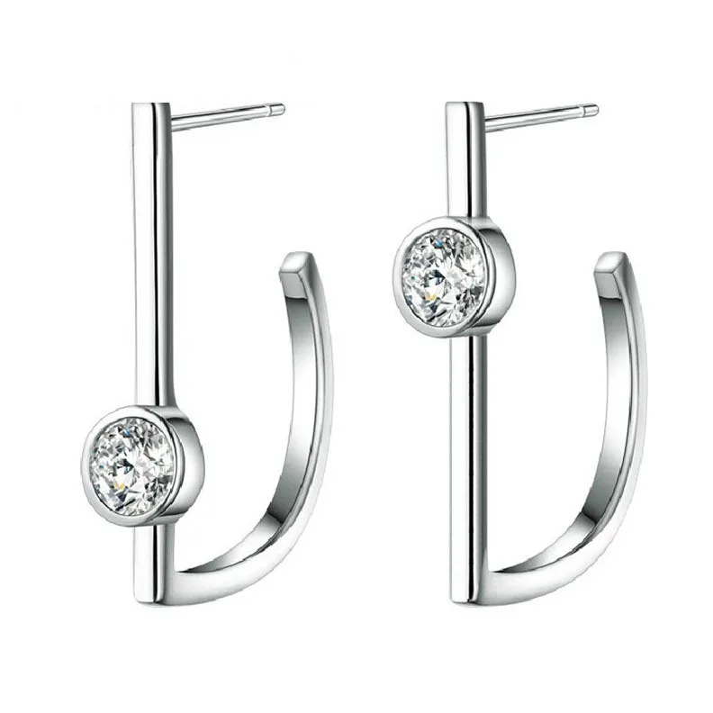 

Remarkable CZ Earring 925 Sterling Silver Earring Manufacturer Gemstone Indian Silver Jewelry Wholesale