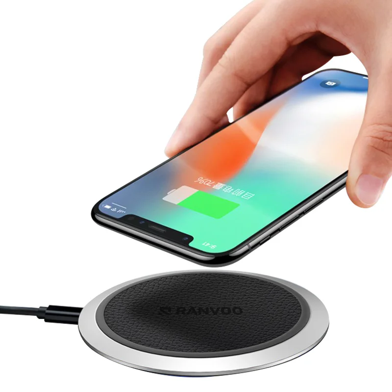 

RANVOO Fast Wireless Car Charger Car Mount Pad for iPhone and Android, N/a