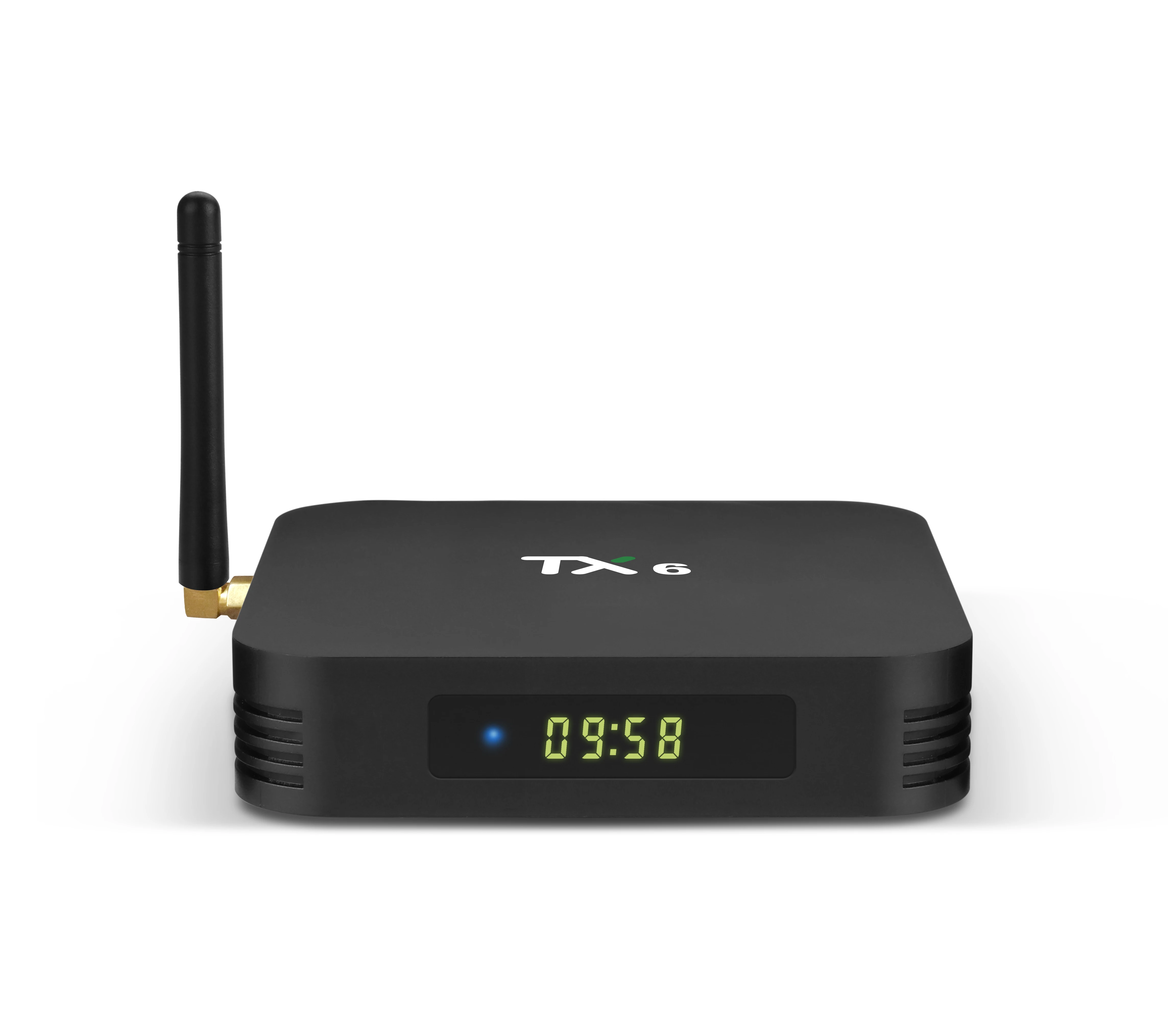 Factory Newest H6 Quad Core Android 9.0 Tanix TX6 4GB 32GB Internet Allwinner H6 RTL8822 Android TV Box