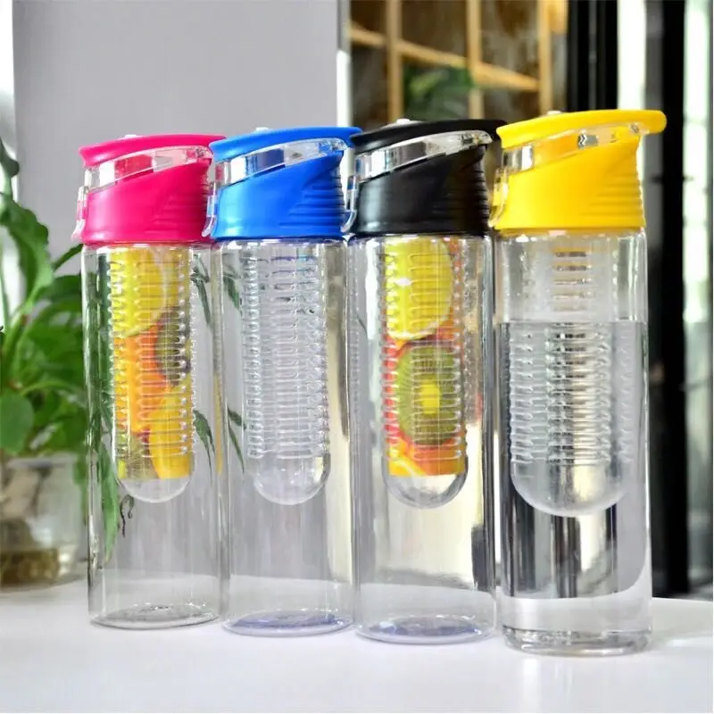 Smart Tritan Water Bottle Fruit Infuser Filter Bottle With Handle 700ml ...