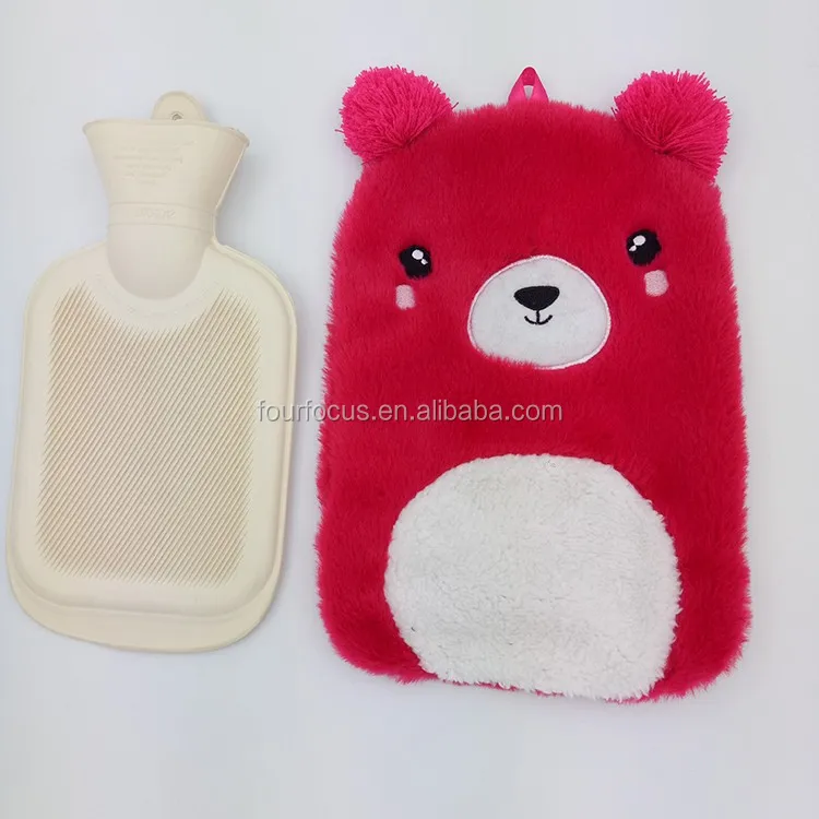 Hot Water Bag With Cover Hot Water Bottle Cover Plush Animals Hot Water