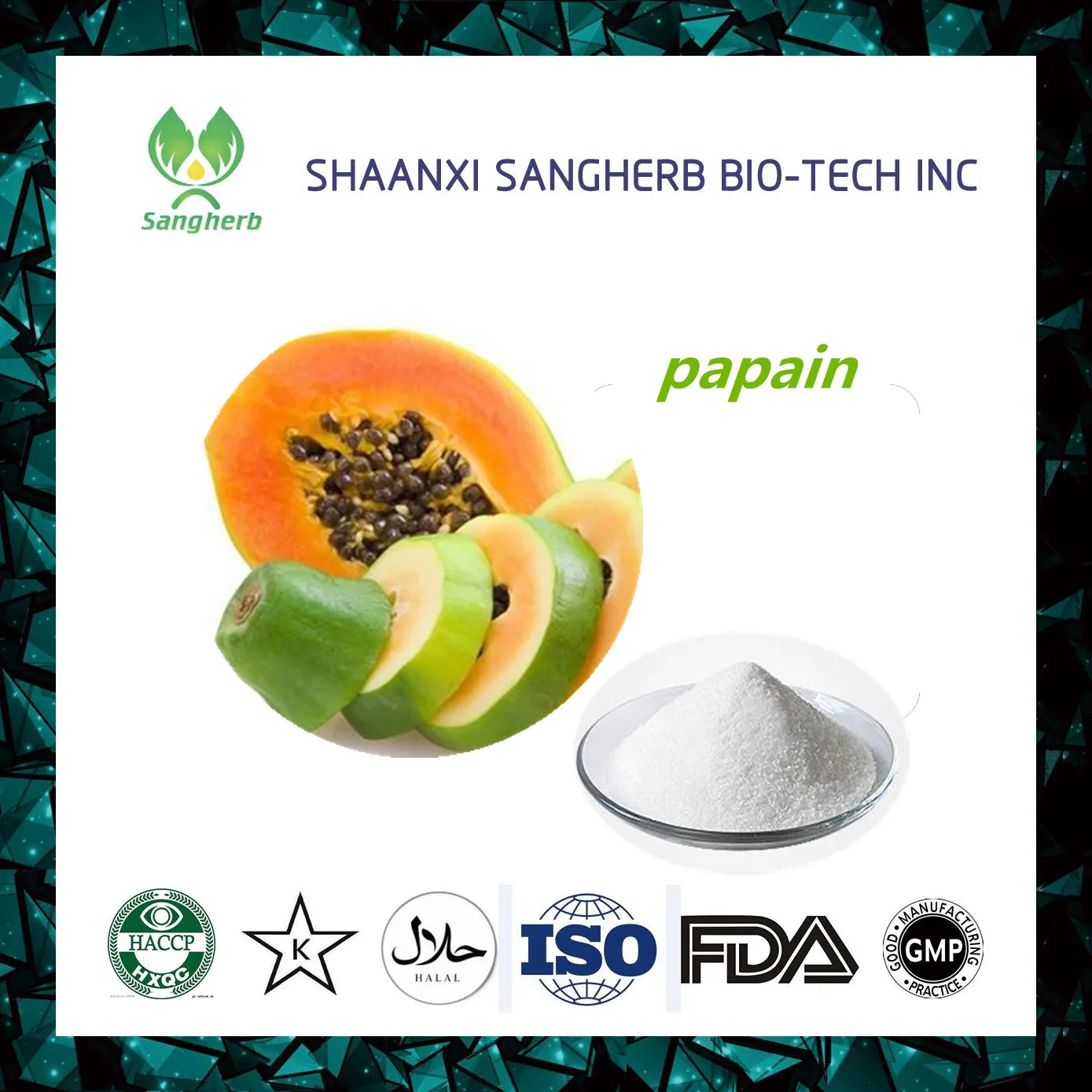 Natural Fruit Papaya Extract Papain Enzyme With High Quality Buy